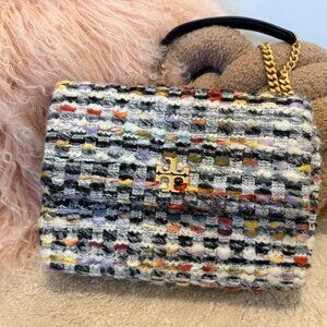 Tory Burch Kira Tweed Convertible Bag，Great pre owed condition